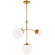 Prescott LED Chandelier in Soft Brass (268|KS 5117SB-WG)