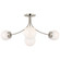 Prescott LED Semi-Flush Mount in Polished Nickel (268|KS 4009PN-WG)