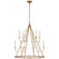 Lorio LED Chandelier in Gilded Iron (268|JN 5175GI)