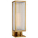 York LED Wall Sconce in Soft Brass (268|BBL 2180SB-CRB)