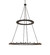 Loxley 36 Light Chandelier in Black Metal (57|264588)