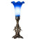 Blue One Light Mini Lamp in Antique Brass (57|262936)