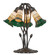 Stained Glass Pond Lily Five Light Table Lamp in Mahogany Bronze (57|262228)