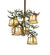 Pine Branch Five Light Chandelier in Antique Copper (57|260185)