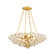 Vittoria Four Light Chandelier in Gold Leaf (68|363-24-GL)