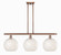 Ballston LED Island Pendant in Antique Copper (405|516-3I-AC-G1216-10WM)