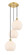 Ballston LED Pendant in Satin Gold (405|113B-3P-SG-G121-10)