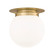 Calhoun One Light Flush Mount in Heritage Brass (224|7505F13-HBR)