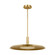 Saucer LED Pendant in Natural Brass (182|AKPD17127NB)