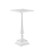 Jena Accent Table in White/Clear (142|4000-0179)