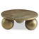 Triplet Coffee Table in Antique Brass (52|26000)