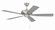 Eos 52''Ceiling Fan in Brushed Polished Nickel (46|ECF52BNK5-BNGW)