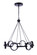 Context LED Chandelier in Flat Black (46|59326-FB-LED)