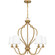 Wilkins Five Light Chandelier in Brushed Weathered Brass (10|WIL5027BWS)