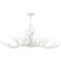 Brosh Six Light Linear Chandelier in Antique White (10|BSH640AWH)