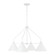 Alden Four Light Chandelier in Matte White (65|451341WE)