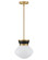 Lucy LED Pendant in Black (531|83607BK-LCB)