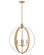 Fallon LED Chandelier in Lacquered Brass (531|83554LCB-BAM)