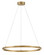 Kenna LED Chandelier in Lacquered Brass (531|83464LCB)