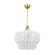 Jacik Six Light Chandelier in Vintage Gold Leaf (67|F2124-VGL)