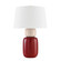 Batya One Light Table Lamp in Aged Brass/Ceramic Bordeaux Blush (428|HL890201-AGB/CBB)