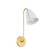 Lila One Light Wall Sconce in Gold Leaf/Textured On White Combo (428|H852101-GL/TWH)
