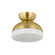 Rue One Light Flush Mount in Aged Brass (428|H851501-AGB)