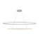Ovale LED Chandelier in White (347|CH79253-WH)