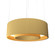 Cylindrical LED Pendant in Organic Gold (486|215LED.49)