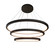 Frame LED Pendant in Organic Black (486|1414LED.46)