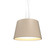 Conical LED Pendant in Organic Cappuccino (486|1145LED.48)