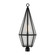 Peninsula One Light Outdoor Post Lantern in Matte Black (51|5-707-BK)