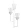 Pinellas Three Light Pendant in White Plaster (54|P500445-197)