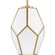 Latham One Light Pendant in Vintage Gold (54|P500435-078)