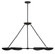 Undertas Six Light Chandelier in Iron Ore (42|P1316-076)