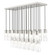 Alton 23 Light Linear Chandelier in Brushed Nickel (224|824P-23L-BN)