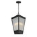 Triform Three Light Outdoor Pendant in Black / Antique Brass (16|30766CRBKAB)