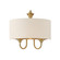 Bongo One Light Wall Sconce in Natural Aged Brass (16|10012OMNAB)
