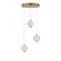 Rhythm LED Pendant in Gold (86|E24643-144GLD)