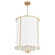 Eldorado Four Light Entry in Aged Brass (19|6705-4-80)