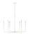 Savanne Six Light Chandelier in Textured White (59|29406-TWH)