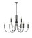 Potiss Nine Light Chandelier in Matte Black (59|29209-MB)