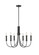 Potiss Six Light Chandelier in Matte Black (59|29206-MB)