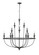 Emery 12 Light Chandelier in Matte Black (59|28012-MB)