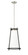 Milroe One Light Pendant in Brushed Nickel (59|21101-BN)