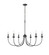 Huxley Six Light Chandelier in Matte Black (59|12406-MB)