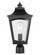Curry One Light Outdoor Post Lantern in Powder Coated Black (59|10941-PBK)