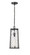 Dutton One Light Outdoor Hanging Lantern in Powder Coated Black (59|10621-PBK)