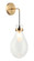 Seranna One Light Wall Sconce in Aged Gold Brass (423|W31901AG)