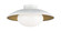 Hatley One Light Ceiling Mount in White (423|M13121WHOP)